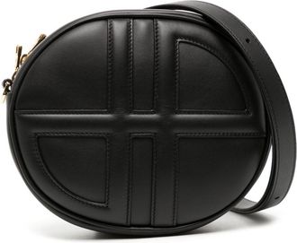 Patou Le JP leather crossbody bag - women - Calf Leather - OS - Black