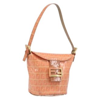 Fendi Pre-owned Vintage Hand Bag - Dames - Vintage Schoudertas - Oranje - ONE Size - Leer - Vintage