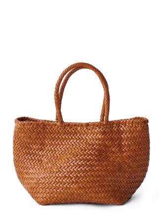 Dragon Diffusion Small Basket Bag with Woven Texture