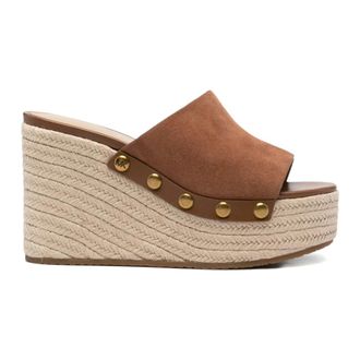 Michael Kors Wedge Sandalen - Dames - Schoenen - Beige - Maat: 40 EU