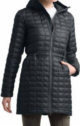 The North Face Thermoball Eco Parka Jacket In Black