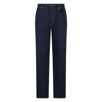 Stone Island Straight Jeans, male, Blue, Size: W32 Selvedge Denim Raw Jeans