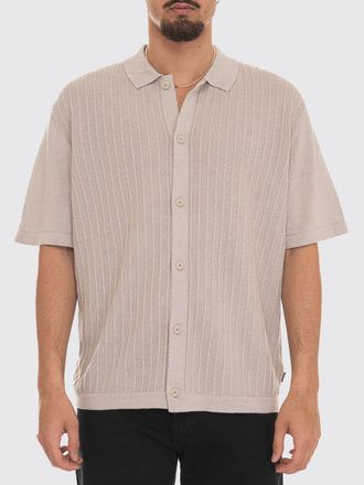 HUGO BOSS Camicia Amicino in misto lino a coste
