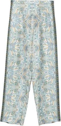 Etro Paisley Print Wijde Broek - Heren - Wijde Broeken - Veelkleurig - M - Broeken