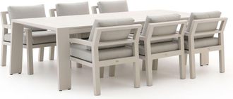 Bellagio la vita attrattiva Bellagio Vinadio 255cm low dining tuinset 7-delig