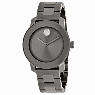 Movado Mens Gunmetal dial Watch