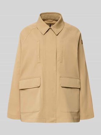 Save The Duck Relaxed Fit Jacke mit Umlegekragen Modell Dani in Beige, Gr&ouml;&szlig;e S