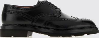 Santoni Scarpe derby in pelle liscia con motivo brogue a coda di rondine