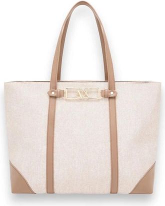 A|X Armani Exchange Borsa Balance (Shopper) - Dames - Shoppers - Roze - ONE Size - Polyester - Tassen