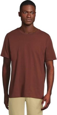 L.L.Bean Signature Premium Essential Tee, Short Sleeve Mens T Shirt Currant : 2XL, Cotton