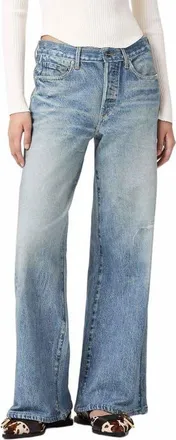 AllSaints Kai Terry Trousers in Illusion Indigo at Nordstrom, Size 10 Us