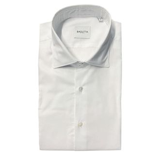 Bagutta White Cotton Men Mens Shirt