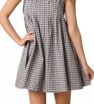Olivaceous Ruby Mini Dress In Navy