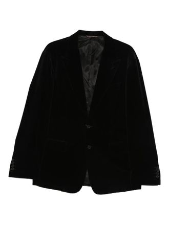 Canali Blazer in velluto - Nero
