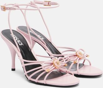 Versace La Medusa 85 leather sandals