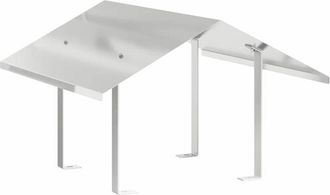 vidaXL Campana De Chimenea Plateado 60 X 60 X 38 Cm Acero Inoxidable Vidaxl