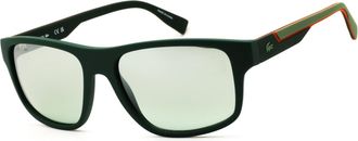 Lacoste L6057S 301 Matte Green/Green