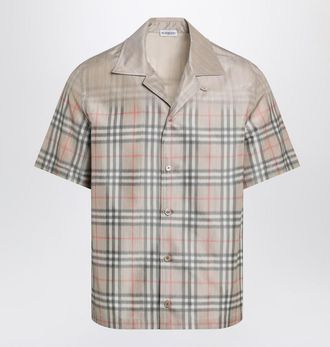 Burberry Shirt With Shaded Check Pattern