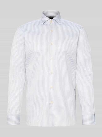 HUGO BOSS Slim Fit Businesshemd aus reiner Baumwolle Modell HANK in Sand, Gr&ouml;&szlig;e 38