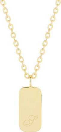 Brook & York Sloan Initial Pendant Necklace in Gold S at Nordstrom