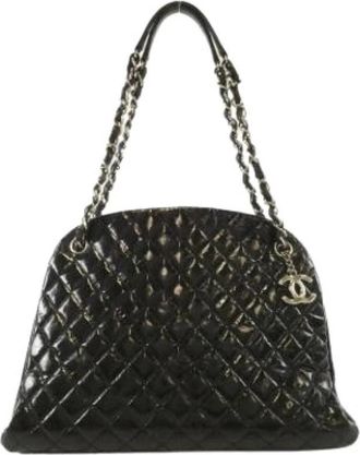 Chanel Pre-owned Vintage Schoudertas - Dames - Vintage Schoudertas - Zwart - ONE Size - Leer - Vintage