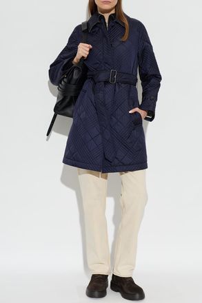 Burberry Insulated Coat Darliston, Womens, Navy Blue