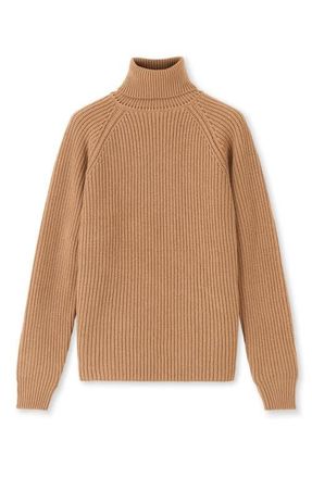 Fortela Oslo Merino Wool High Neck Sweater in Camel at Nordstrom, Size X-Large Eu