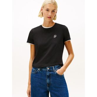 Tommy Hilfiger T-shirt met ronde hals en korte mouwen