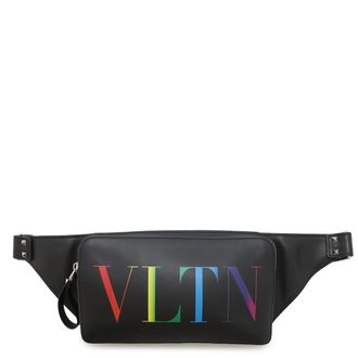 Valentino Black Leather Sling Bag (Pre-Owned)