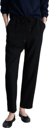 Mango Elastic Waist Flowy Pants in Black at Nordstrom Rack, Size 4X
