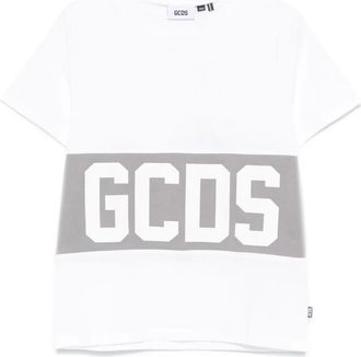 GCDS T-shirt con logo - Bianco