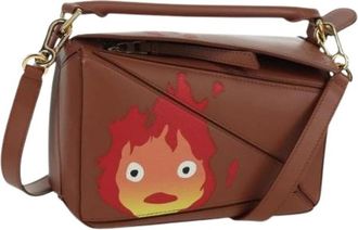 Loewe Pre-owned Handtas - Dames - Vintage Handtas - Bruin - ONE Size - Leer - Vintage