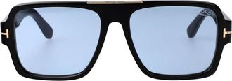 Tom Ford Sean-02 Zonnebril - Heren - Zonnebrillen - Zwart - 57 MM - Accessoires