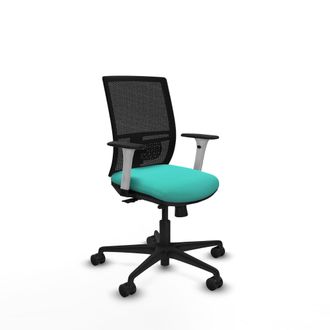 Piqueras y Crespo Sedia Da Ufficio Piqueras Y Crespo Yunquera Nero Finta Pelle