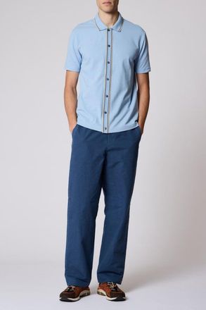 Paul Smith PS REGULAR FIT BUTTON UP POLO Size: XXL, colour: SKY