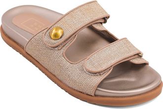 Shushop Blair Slide Sandal in Gold Woven at Nordstrom Rack, Size 8.5