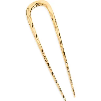 Machete Jewelry Wavy French Hair Pin in Gold at Nordstrom