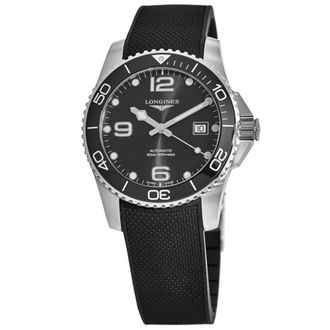 Longines HydroConquest Automatic Black Dial Ceramic Bezel Steel Mens Watch L3.782.4.56.9