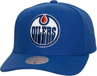 Mitchell & Ness Mens Mitchell & Ness Navy Edmonton Oilers Core Team Ground Pro Adjustable Hat at Nordstrom