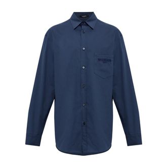 Balmain Hombre, Camisas, Azul, Talla: 4XL