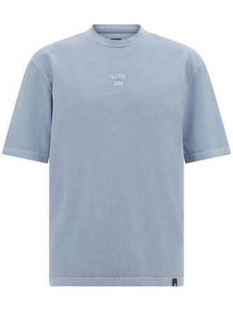 Boggi Milano cotton jersey T-shirt - men - Cotton - M - Blue