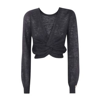 Twinset Dames, Truien, Zwart, Maat: L