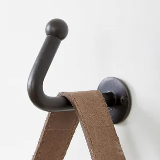 Ballard Designs Cabot Straight Hook - Bronze - Ballard Designs