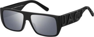 Marc Jacobs Retro Chic Zonnebril - unisex - Zonnebrillen - Zwart - 57 MM - Accessoires