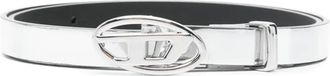 Diesel Riem met logogesp - Zilver