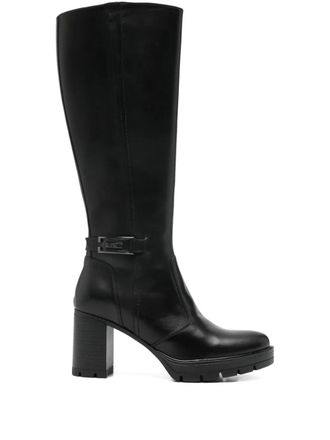 Nero Giardini buckle-strap boots - Black