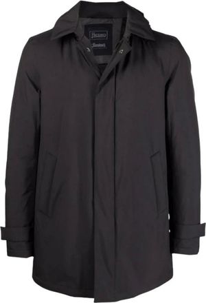 Herno Jassen, Heren, Grijs, M, Polyester, Laminar Parka