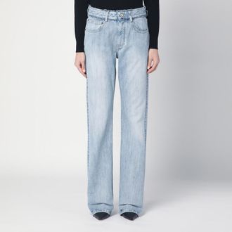 Balenciaga Low-waisted blue jeans