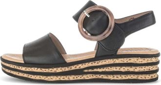 Gabor Dames, Schoenen, Zwart, Maat: 39 1/2 EU Leer
