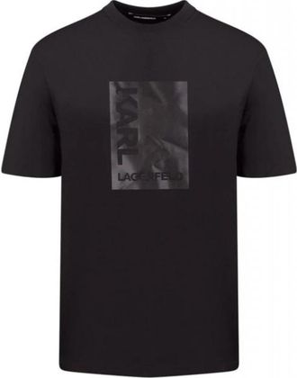 Karl Lagerfeld T-shirt - Heren - T-shirts - Zwart - S - Katoen - Tops